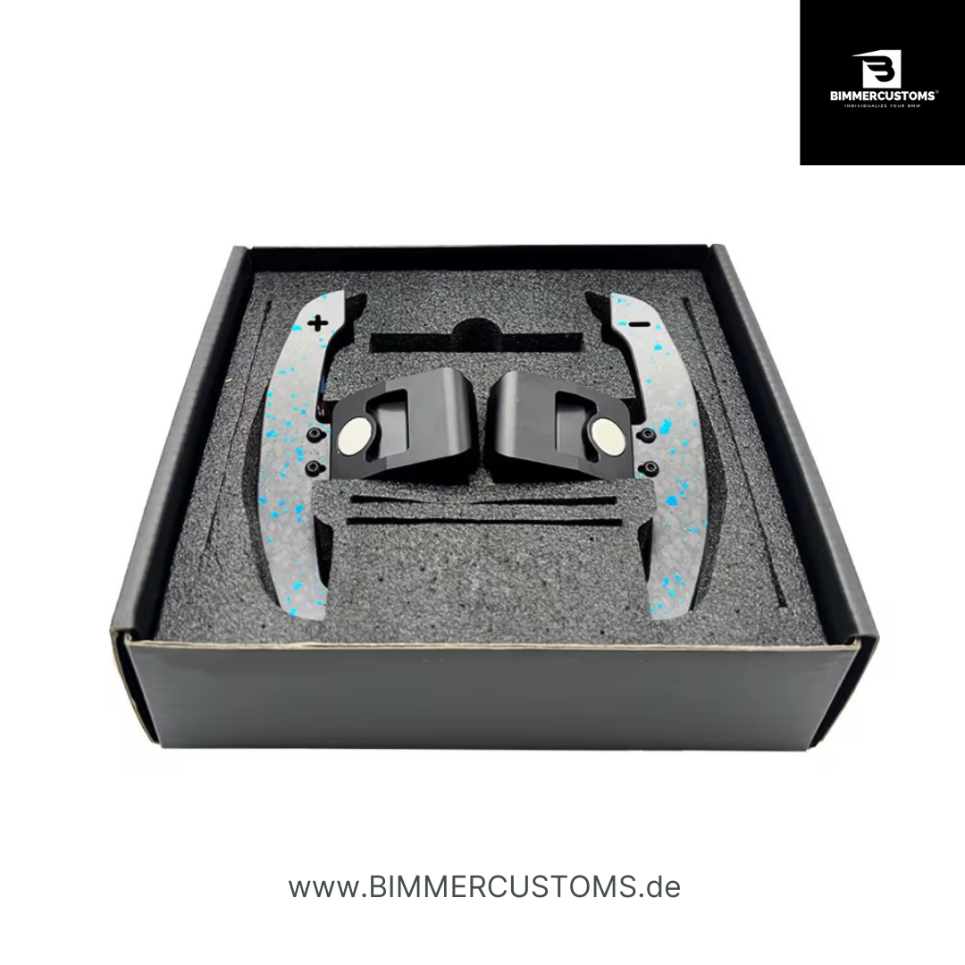 BIMMERCUSTOMS Magnetische Schaltwippen (Shift Paddles) PASSEND FÜR BMW F- & G-Serie F20 F30 F32 F80 F82 F87 G87 G80 G82 G20 G30 F90