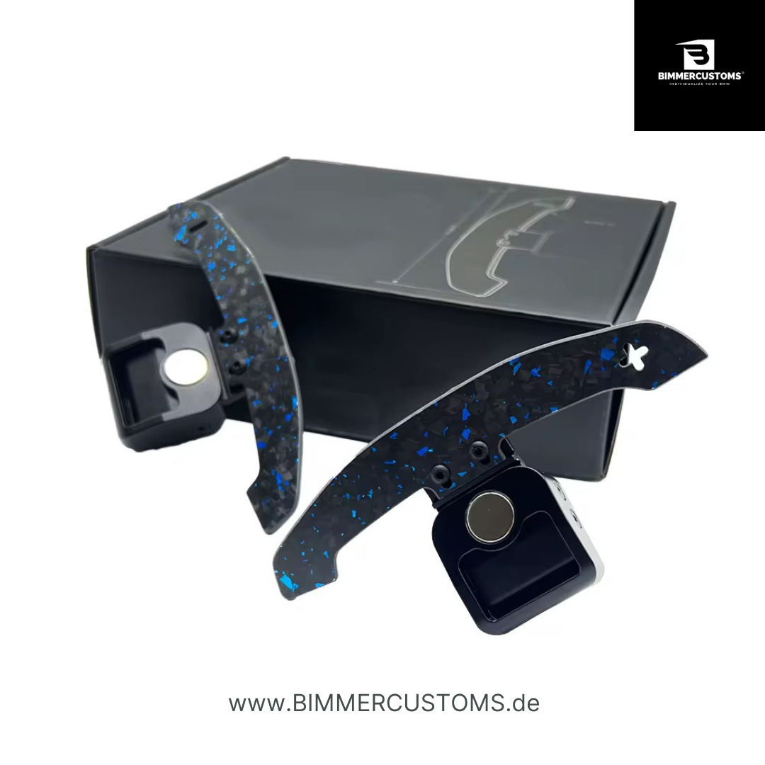 BIMMERCUSTOMS Magnetische Schaltwippen (Shift Paddles) PASSEND FÜR BMW F- & G-Serie F20 F30 F32 F80 F82 F87 G87 G80 G82 G20 G30 F90