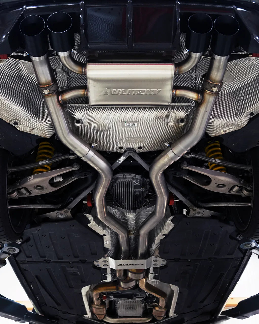 Aulitzky Exhaust ECE Abgasanlage | Passend für BMW M3 M4 Competition, CS & CSL | S58 G80 G81 G82 G83