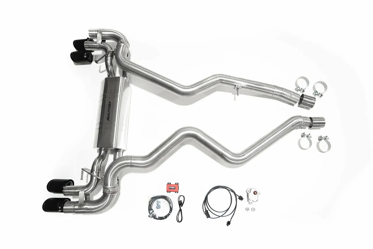 Aulitzky Exhaust ECE Klappen Abgasanlage für BMW M340i & M440i xDrive | B58 | G20 G21 G22 G23