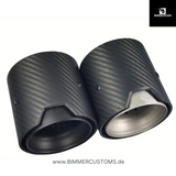 BIMMERCUSTOMS CARBONFIBER AUSPUFFBLENDE PASSEND FÜR BMW M2 M3 M4 F87 F80 F82 F83