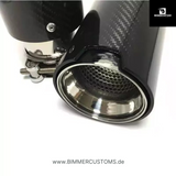 BIMMERCUSTOMS CARBONFIBER AUSPUFFBLENDE PASSEND FÜR BMW M2 M3 M4 F87 F80 F82 F83