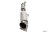 Aulitzky Exhaust | ECE Downpipe 3,54" (90mm) mit Sport-Kat | passend für BMW M140i/M240i inkl. xDrive nonOPF (F20/F21/F22) 340PS B58