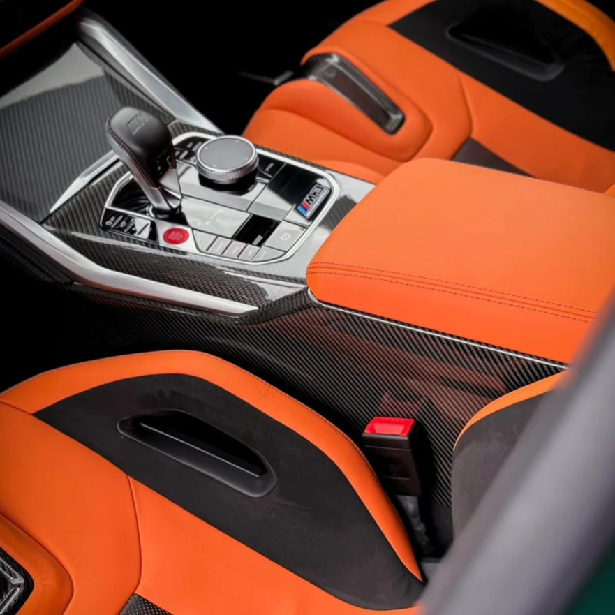 Carbonfiber lnterior Center Konsole passend für BMW 2er 3er M2 M3 M4 G20 G42 G22 G80 G82 G87