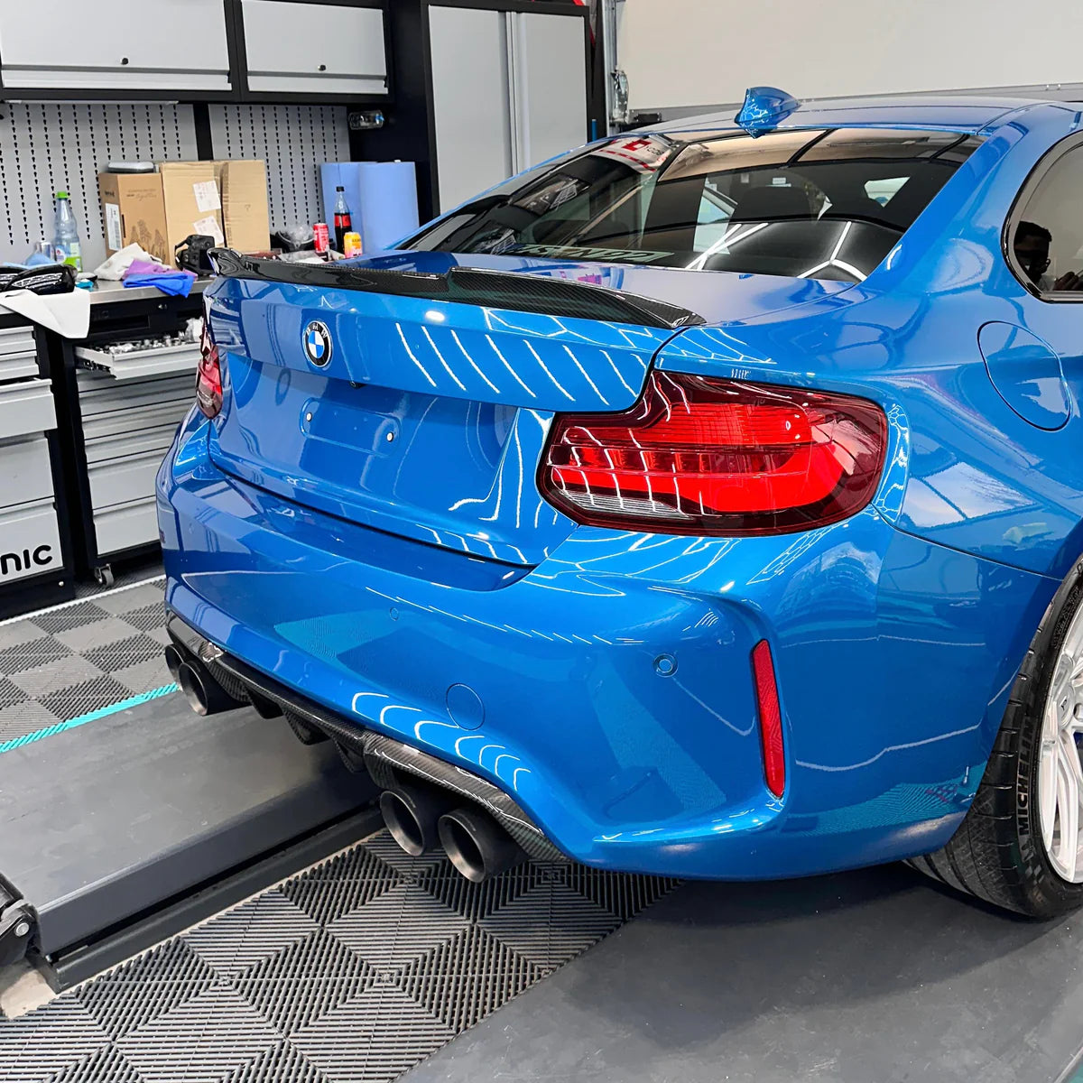 Carbon Rear Spoiler CS passend für BMW 2 Series F22 F23 F87