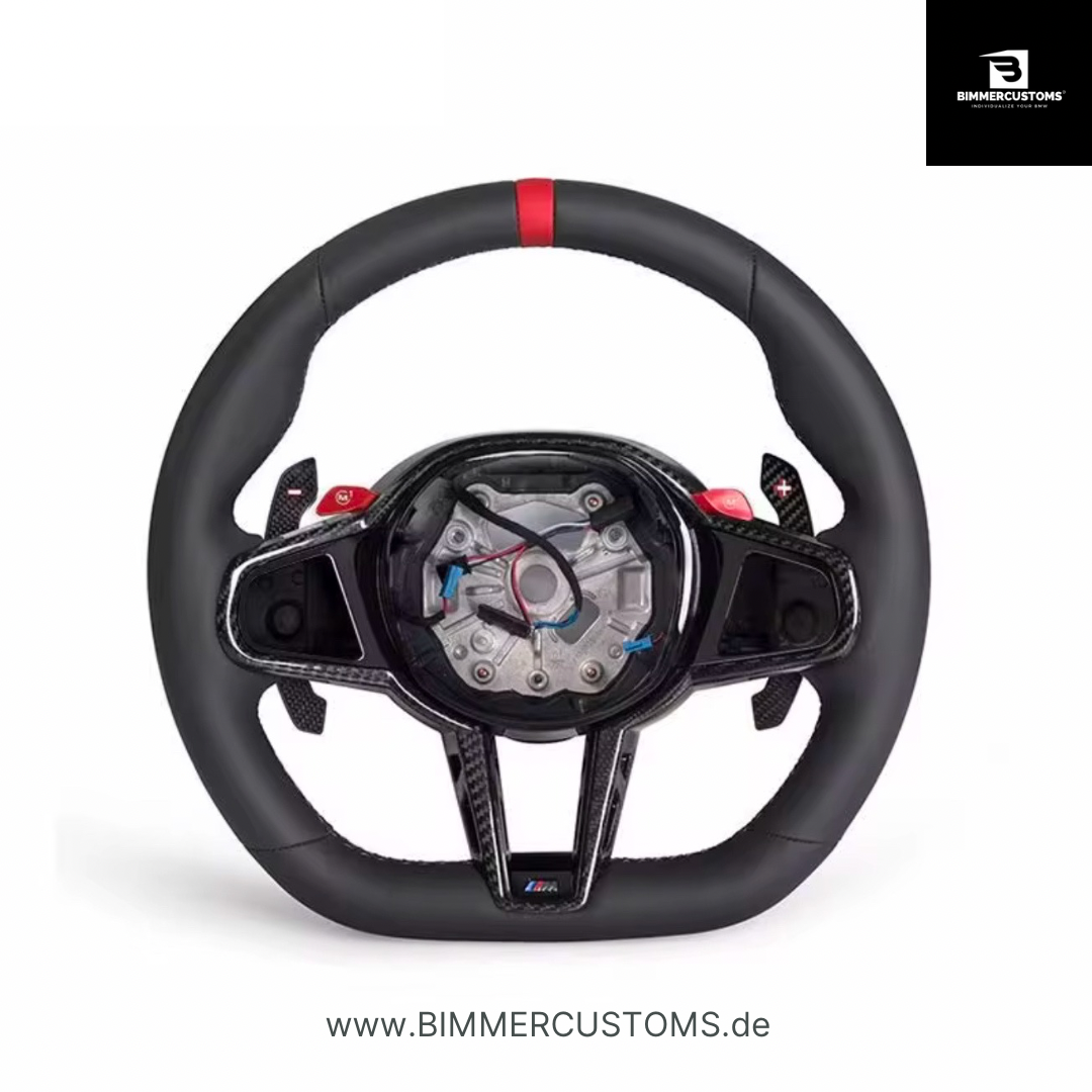 LCI LEDER ALCANTARA LENKRAD PASSEND FÜR BMW G Reihe M2 M3 M4 G87 G80 G81 G82 G83 G20 G21 F40 G30 G32 F90