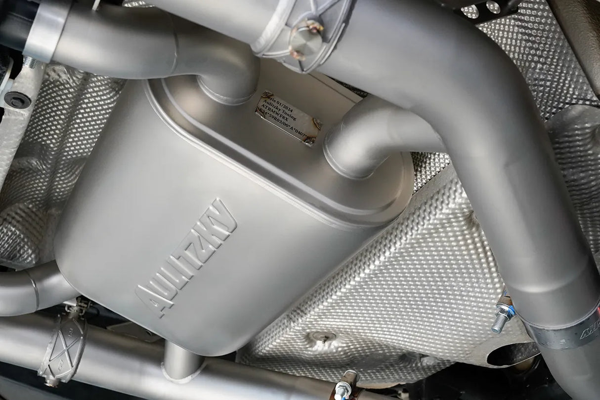 Aulitzky Exhaust ECE Klappen Abgasanlage 3” (76mm) für BMW M3 & M4 F80 F82 F83 | S55