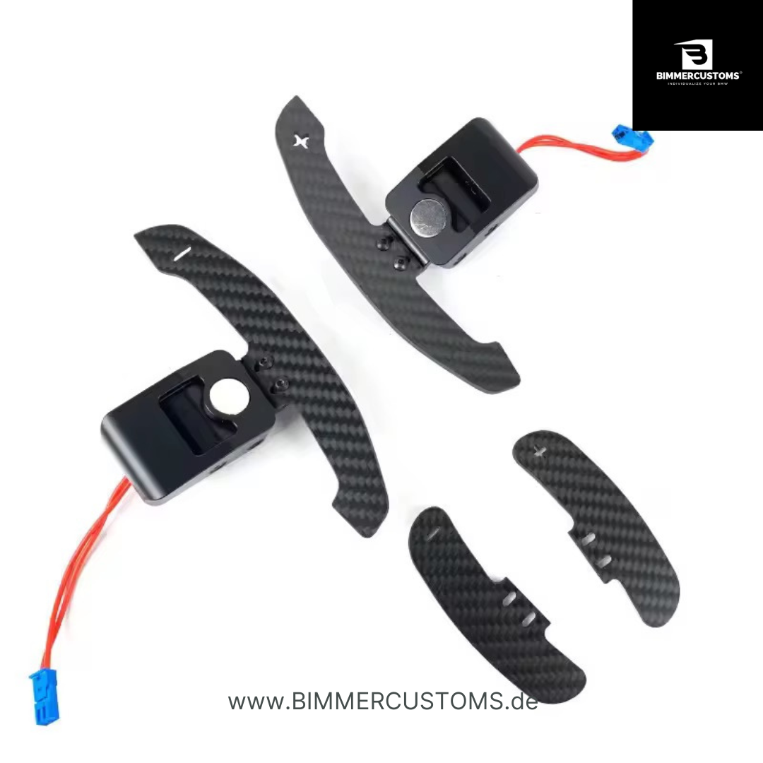 BIMMERCUSTOMS Magnetische Schaltwippen (Shift Paddles) PASSEND FÜR BMW F- & G-Serie F20 F30 F32 F80 F82 F87 G87 G80 G82 G20 G30 F90