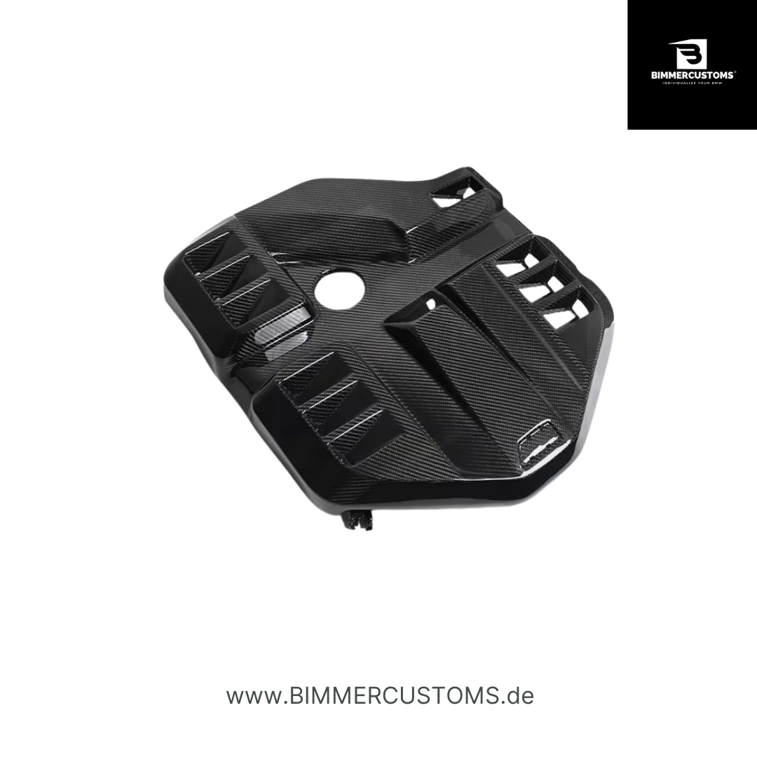 Echt-Carbon Motorabdeckung – Passend für BMW G87 / G80 G81 / G82 G83 (S58) | BIMMERCUSTOMS