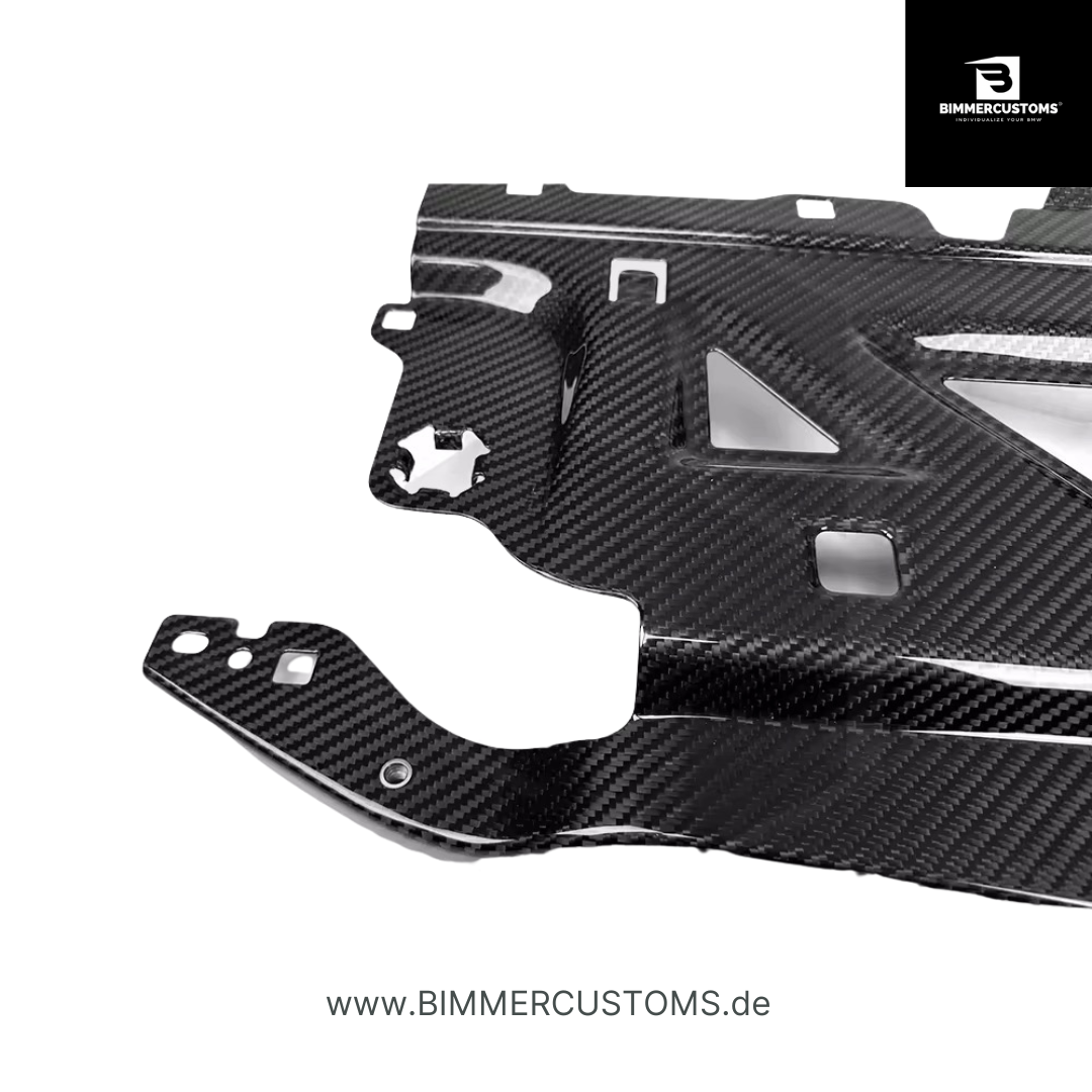 Echt-Carbon Schlossträger Abdeckung – Passend für BMW G87 / G80 G81 / G82 G83 (S58) | BIMMERCUSTOMS