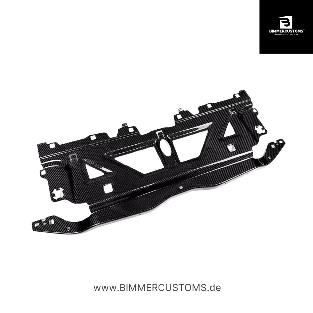 Echt-Carbon Schlossträger Abdeckung – Passend für BMW G87 / G80 G81 / G82 G83 (S58) | BIMMERCUSTOMS