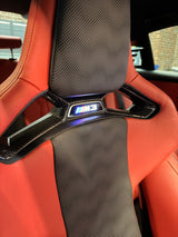 Carbonfiber Sitzschalen Einsätze passend für BMW M3/M4 G80 G81 G82 G82 (OEM-Fitment)