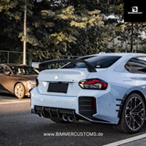 BIMMERCUSTOMS HECKAUFSATZ SPLITTER CANARDS KOTFLÜGEL SEITENWAND HINTEN PERFORMANCE VOLLCARBON PASSEND FÜR BMW G87 M2