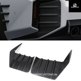 BIMMERCUSTOMS HECKAUFSATZ SPLITTER CANARDS KOTFLÜGEL SEITENWAND HINTEN PERFORMANCE VOLLCARBON PASSEND FÜR BMW G87 M2