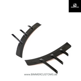 BIMMERCUSTOMS ZIERBLENDE SPLITTER CANARDS KOTFLÜGEL SEITENWAND VORNE PERFORMANCE PASSEND FÜR BMW G87 M2