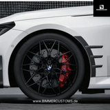 BIMMERCUSTOMS ZIERBLENDE SPLITTER CANARDS KOTFLÜGEL SEITENWAND VORNE PERFORMANCE PASSEND FÜR BMW G87 M2