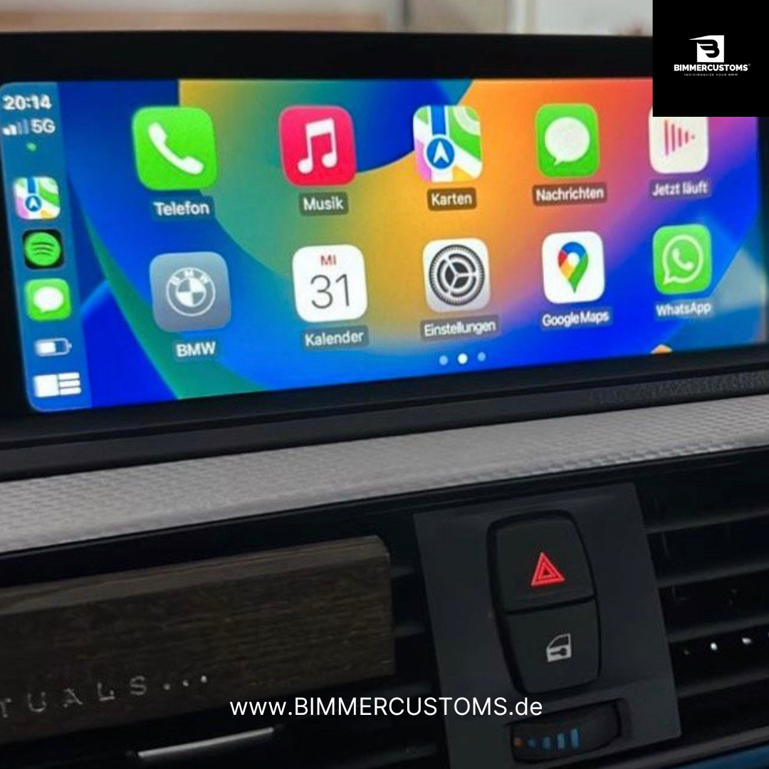 APPLE CARPLAY NACHRÜSTUNG FÜR BMW F REIHE NAV PROF F20 F21 F30 F31 F32 F33 F36 F87 F80 F82 F83 F90 M2 M35 M4 M
