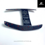 BIMMERCUSTOMS CARBONFIBER PADDLES FLAKES VERSION PASSEND FÜR BMW 1er 2er 3er 4er 5er 6er M2 M3 M4 M5 F20 F21 F22 F30 F31 F36 F80 F82 F83 F10 F11