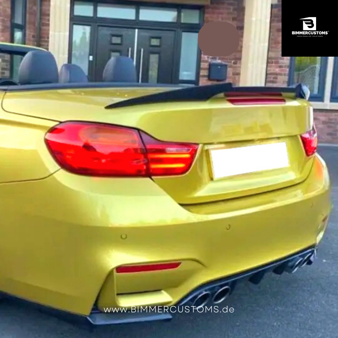 BIMMERCUSTOMS CARBON HECKSPOILER LIPPE PASSEND FÜR BMW 4er Cabrio F33 M4 F83