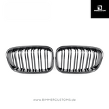 BIMMERCUSTOMS CARBON NIEREN DOPPELSTEG FRONTGRILL PASSEND FÜR BMW 1er F20 LCI
