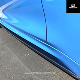 BIMMERCUSTOMS CARBON SEITENSCHWELLER ANSATZ 3D STYLE PASSEND FÜR BMW M4 F82