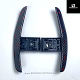 BIMMERCUSTOMS CARBONFIBER PADDLES FLAKES VERSION PASSEND FÜR BMW 1er 2er 3er 4er 5er 6er M2 M3 M4 M5 F20 F21 F22 F30 F31 F36 F80 F82 F83 F10 F11