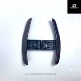BIMMERCUSTOMS CARBONFIBER PADDLES FLAKES VERSION PASSEND FÜR BMW 1er 2er 3er 4er 5er 6er M2 M3 M4 M5 F20 F21 F22 F30 F31 F36 F80 F82 F83 F10 F11